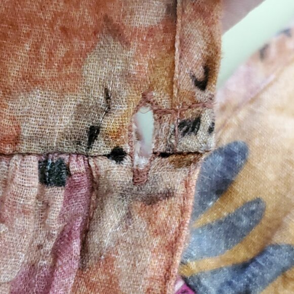 Anthropologie Mes Demoiselles Bonnie Floral Eyelet Boho Maxi Dress Size 38 - Picture 15 of 15